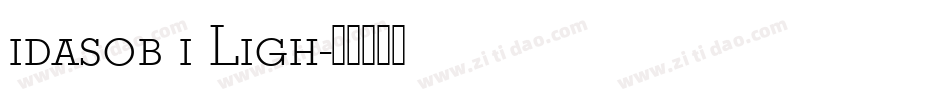 idasob i Ligh字体转换